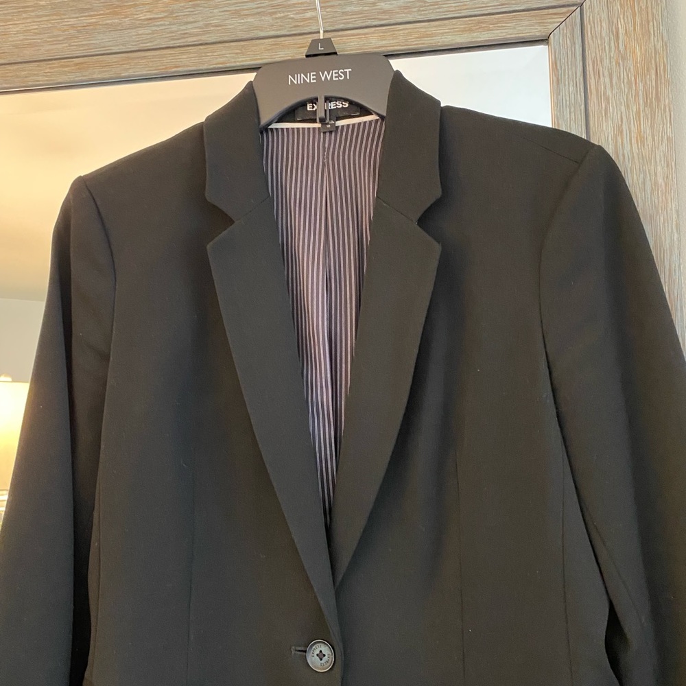 Express, 10, Fitted One Button Lined Formal Blaze… - image 2